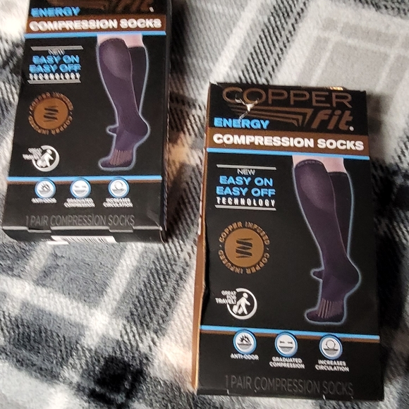 copper fit Other Copper Fit Compression Socks 2 Pair New Condition